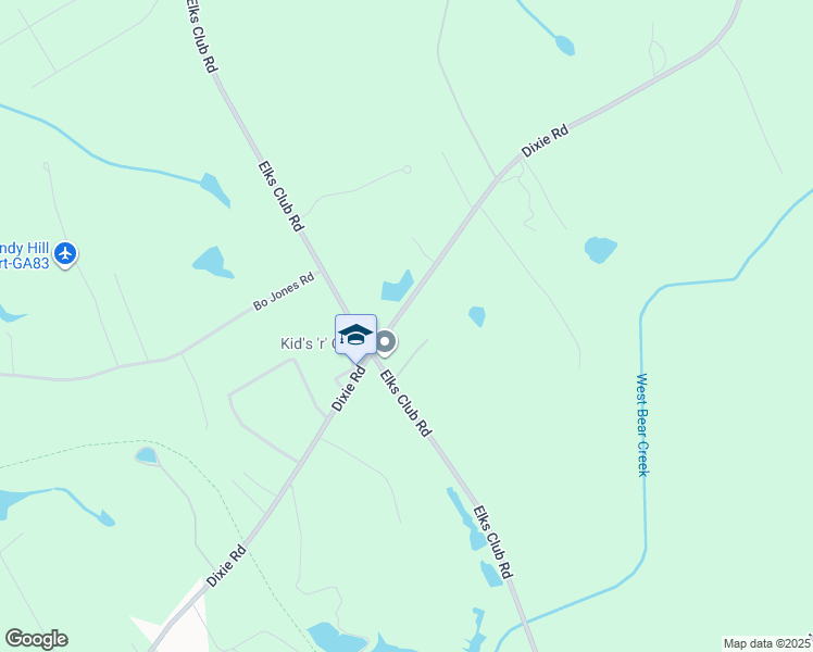 map of restaurants, bars, coffee shops, grocery stores, and more near 2175 Dixie Road in Covington