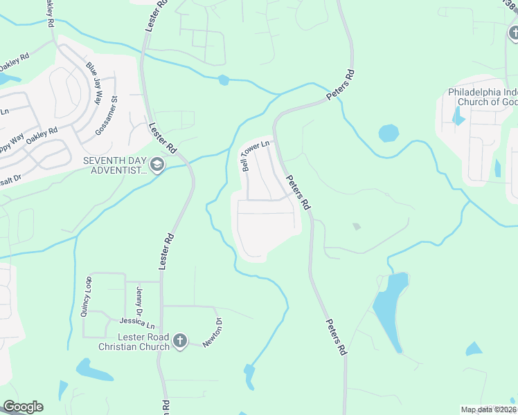 map of restaurants, bars, coffee shops, grocery stores, and more near 7298 Monastery Road in Fairburn