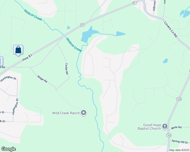 map of restaurants, bars, coffee shops, grocery stores, and more near 300 Lakeside Drive in Covington