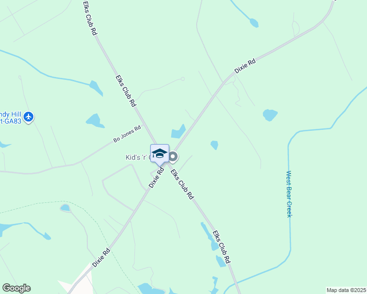 map of restaurants, bars, coffee shops, grocery stores, and more near 2175 Dixie Road in Covington