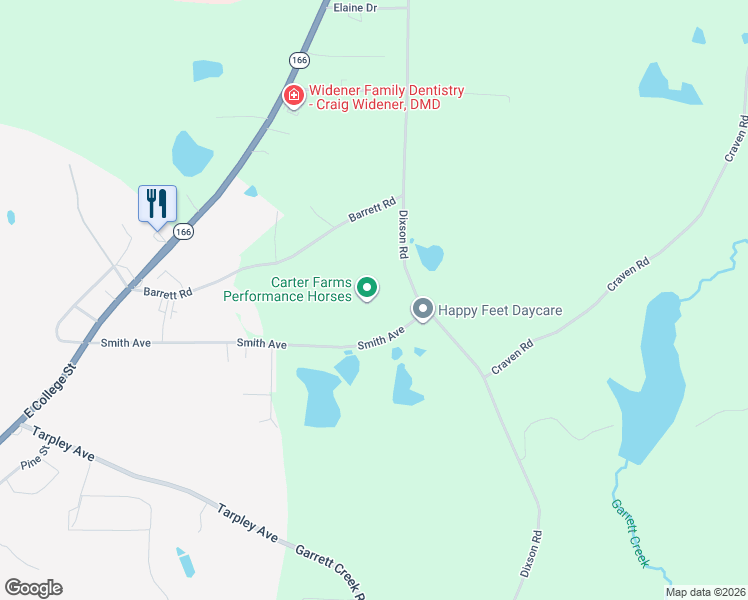 map of restaurants, bars, coffee shops, grocery stores, and more near 394 Smith Avenue in Bowdon