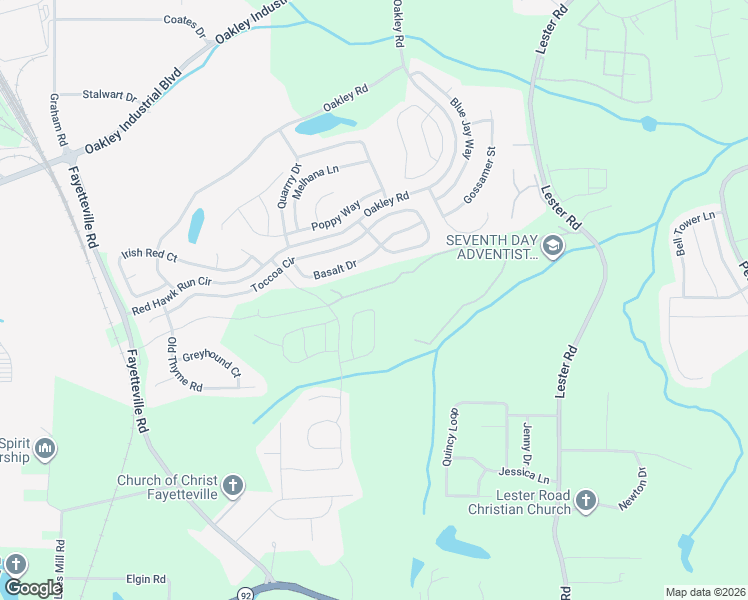 map of restaurants, bars, coffee shops, grocery stores, and more near 7870 Bluefin Trail in Fairburn