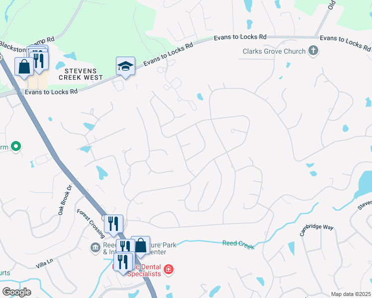 map of restaurants, bars, coffee shops, grocery stores, and more near 601 Cypress Point Court in Martinez
