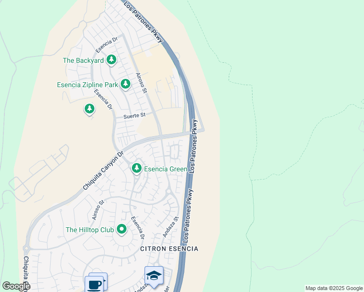 map of restaurants, bars, coffee shops, grocery stores, and more near 100 Jaripol Circle in Mission Viejo