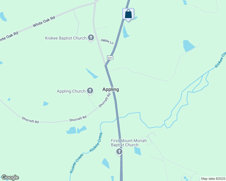 map of restaurants, bars, coffee shops, grocery stores, and more near Georgia 47 in Appling