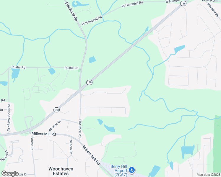 map of restaurants, bars, coffee shops, grocery stores, and more near 145 Oak Bend Drive in Stockbridge