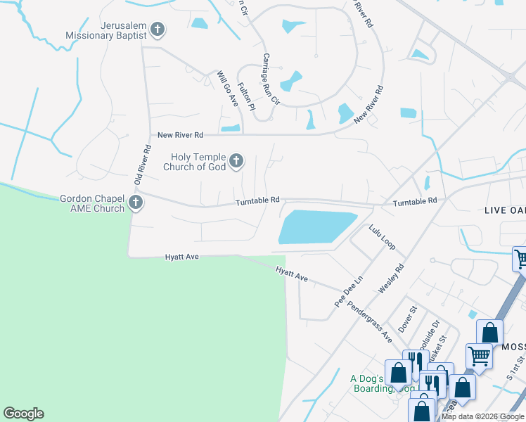 map of restaurants, bars, coffee shops, grocery stores, and more near 4769 Sage Street in Murrells Inlet