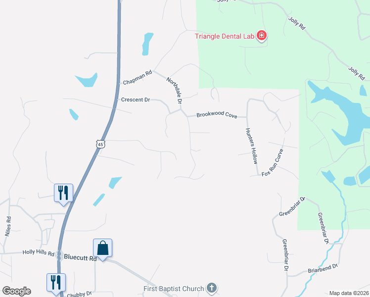map of restaurants, bars, coffee shops, grocery stores, and more near 201 Crescent Cove in Columbus