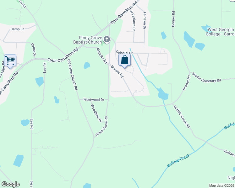 map of restaurants, bars, coffee shops, grocery stores, and more near 60 Plymouth Lane in Carrollton