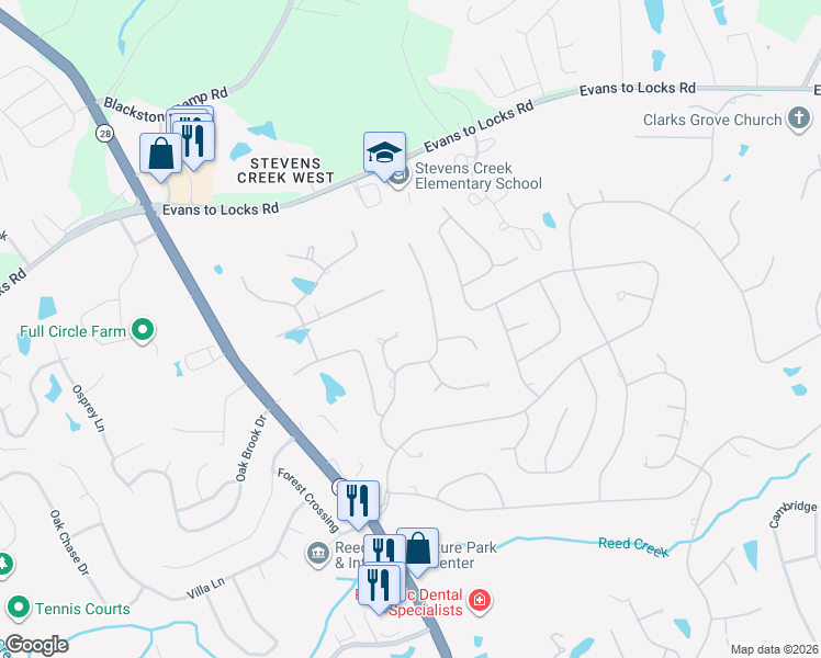 map of restaurants, bars, coffee shops, grocery stores, and more near 620 Baytree Court in Martinez