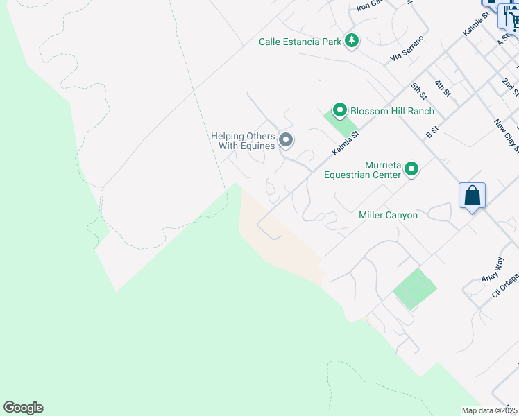 map of restaurants, bars, coffee shops, grocery stores, and more near 42941 Kalmia Street in Murrieta