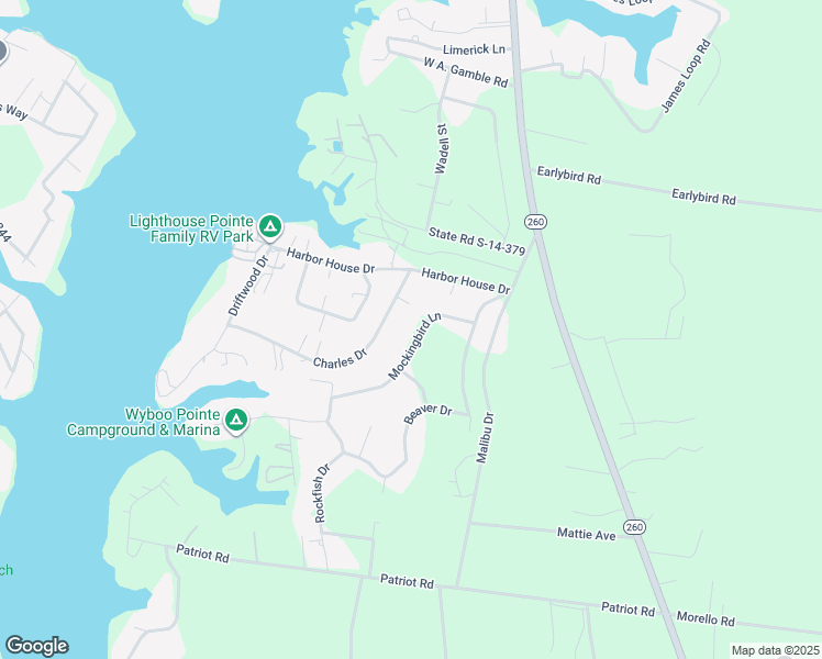 map of restaurants, bars, coffee shops, grocery stores, and more near 1305 Mockingbird Lane in Manning