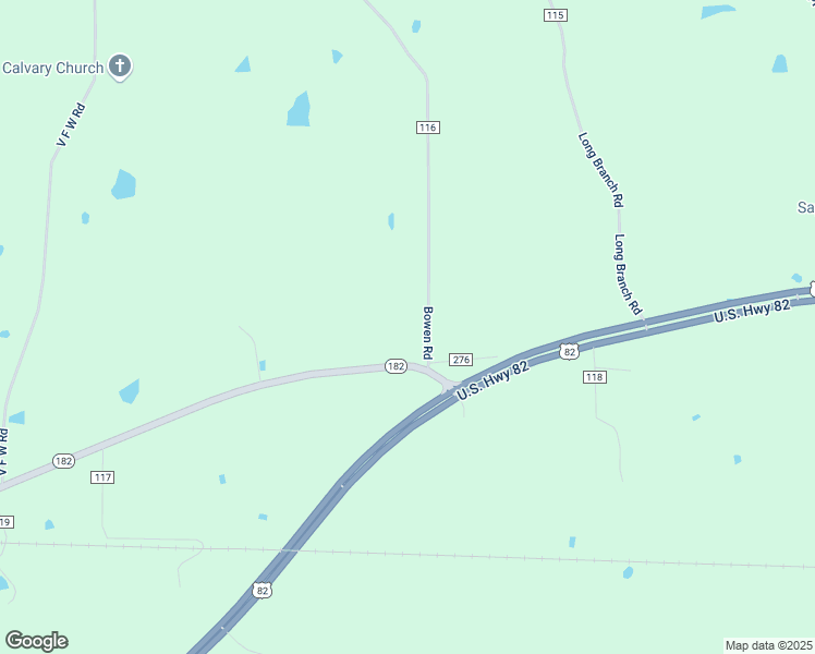 map of restaurants, bars, coffee shops, grocery stores, and more near 5345 Mississippi 182 in Eupora