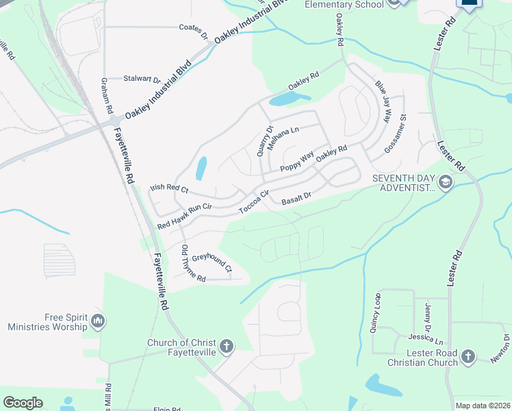 map of restaurants, bars, coffee shops, grocery stores, and more near 7411 Toccoa Circle in Union City