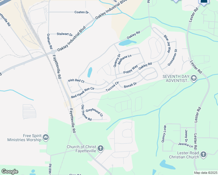 map of restaurants, bars, coffee shops, grocery stores, and more near 7416 Toccoa Circle in Union City