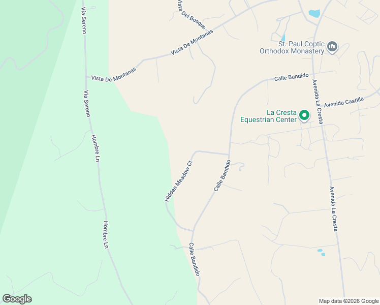 map of restaurants, bars, coffee shops, grocery stores, and more near Hidden Meadow Court in Riverside County