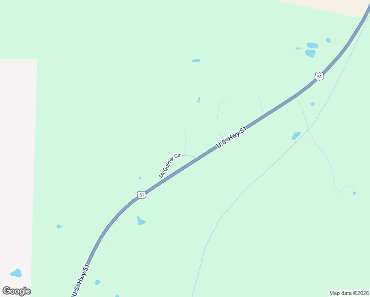 map of restaurants, bars, coffee shops, grocery stores, and more near 50 McQuirter Circle in Winona