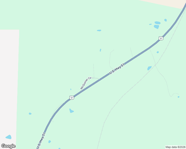 map of restaurants, bars, coffee shops, grocery stores, and more near 50 McQuirter Circle in Winona