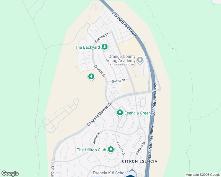 map of restaurants, bars, coffee shops, grocery stores, and more near 49 Concepcion Street in Ladera Ranch