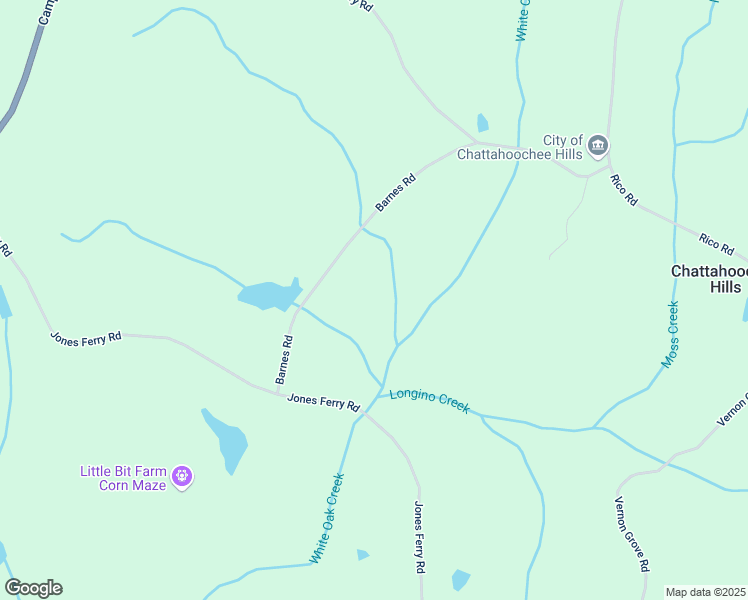 map of restaurants, bars, coffee shops, grocery stores, and more near 7600 Barnes Road in Palmetto