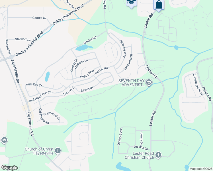 map of restaurants, bars, coffee shops, grocery stores, and more near 7208 Toccoa Circle in Union City