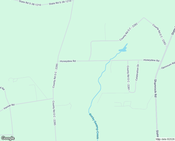 map of restaurants, bars, coffee shops, grocery stores, and more near 419 Honeydew Road in Neeses
