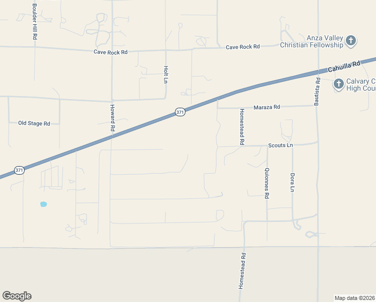 map of restaurants, bars, coffee shops, grocery stores, and more near 39630 Howard Road in Anza