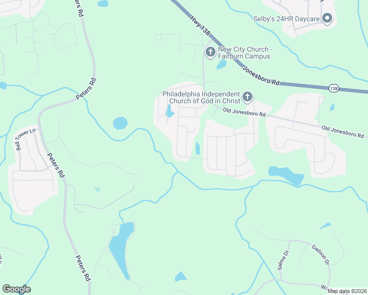 map of restaurants, bars, coffee shops, grocery stores, and more near 762 Florigen Lane in Fairburn
