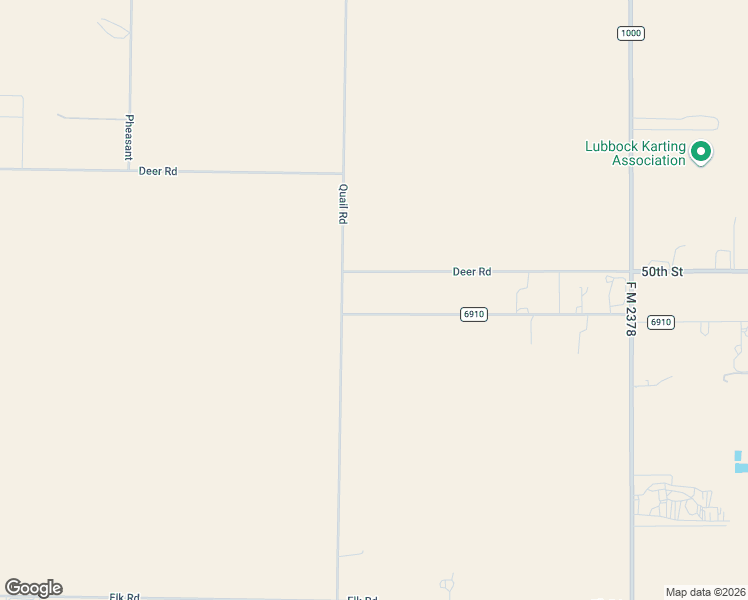 map of restaurants, bars, coffee shops, grocery stores, and more near 11902-11916 C R 6910 in Lubbock