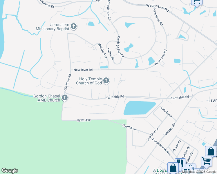map of restaurants, bars, coffee shops, grocery stores, and more near 4769 Sage Street in Murrells Inlet