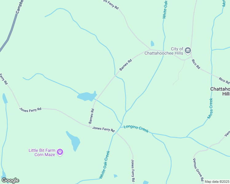 map of restaurants, bars, coffee shops, grocery stores, and more near 7600 Barnes Road in Palmetto