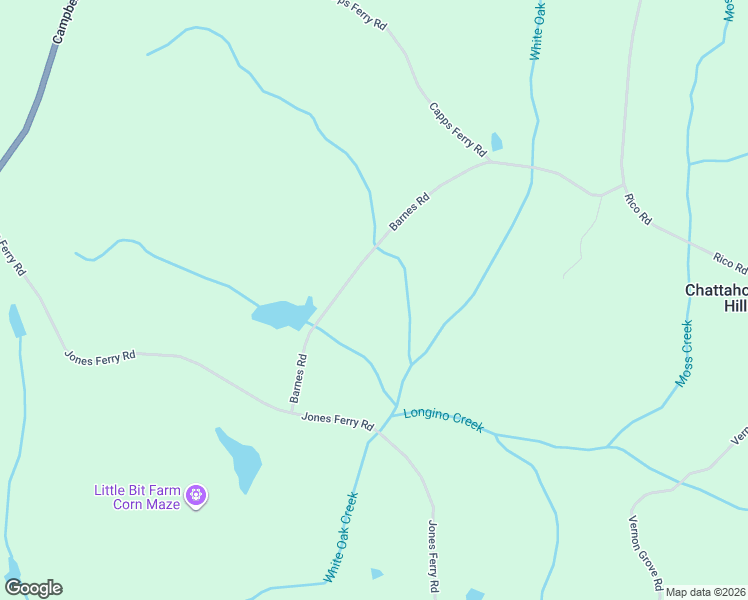 map of restaurants, bars, coffee shops, grocery stores, and more near 7600 Barnes Road in Palmetto