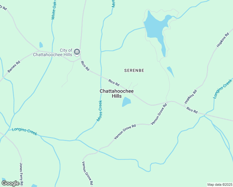 map of restaurants, bars, coffee shops, grocery stores, and more near in Chattahoochee Hills