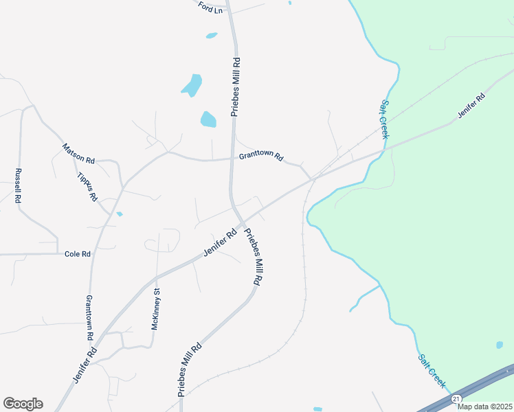 map of restaurants, bars, coffee shops, grocery stores, and more near 2825 Priebes Mill Road in Munford