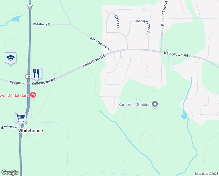 map of restaurants, bars, coffee shops, grocery stores, and more near 127 Barclay Drive in McDonough
