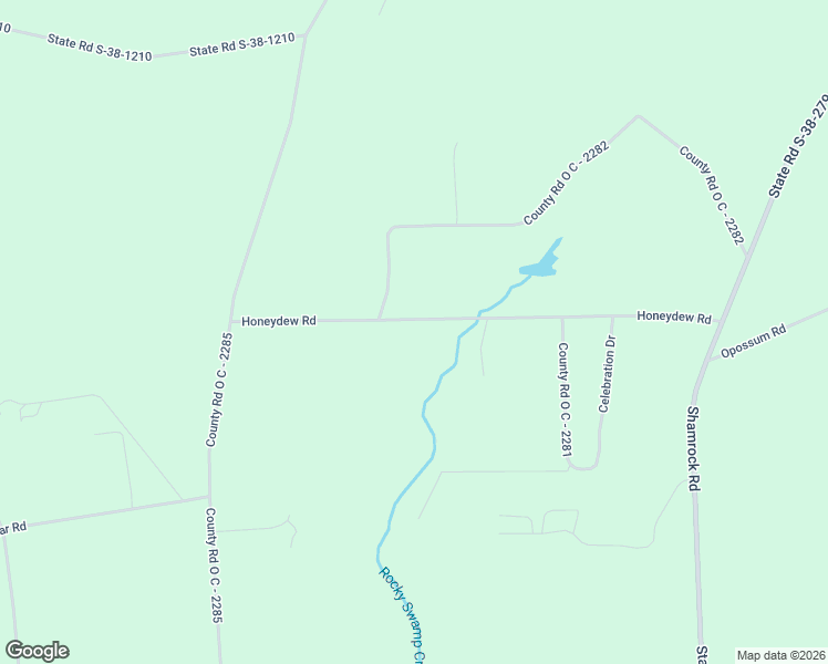 map of restaurants, bars, coffee shops, grocery stores, and more near 291 Honeydew Road in Neeses