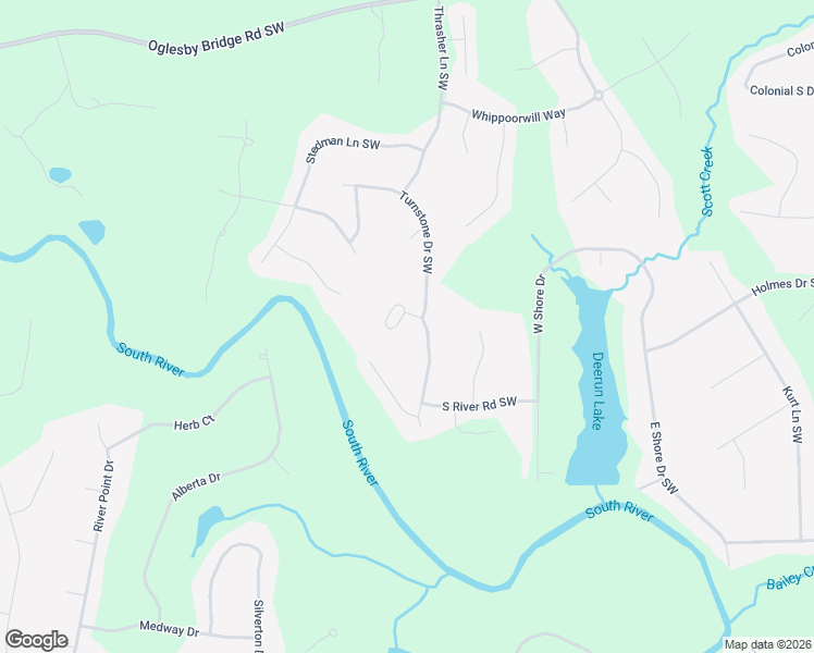 map of restaurants, bars, coffee shops, grocery stores, and more near 5401 Confederate Camp Circle Southwest in Conyers