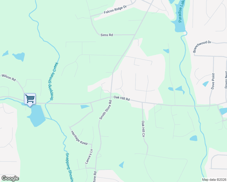map of restaurants, bars, coffee shops, grocery stores, and more near 990 Smith Store Road in Covington