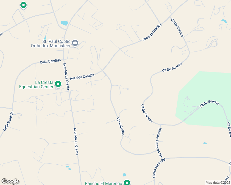 map of restaurants, bars, coffee shops, grocery stores, and more near 40190 Caballos in Murrieta