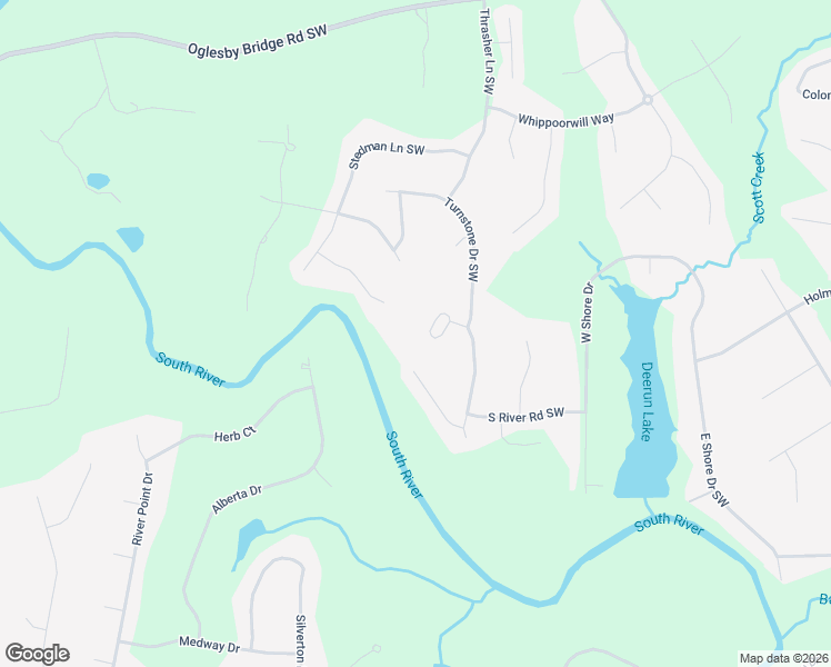 map of restaurants, bars, coffee shops, grocery stores, and more near 5450 Confederate Camp Circle Southwest in Conyers
