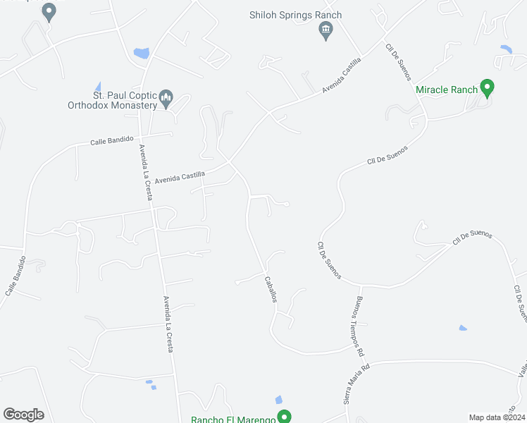 map of restaurants, bars, coffee shops, grocery stores, and more near 40190 Caballos in Murrieta