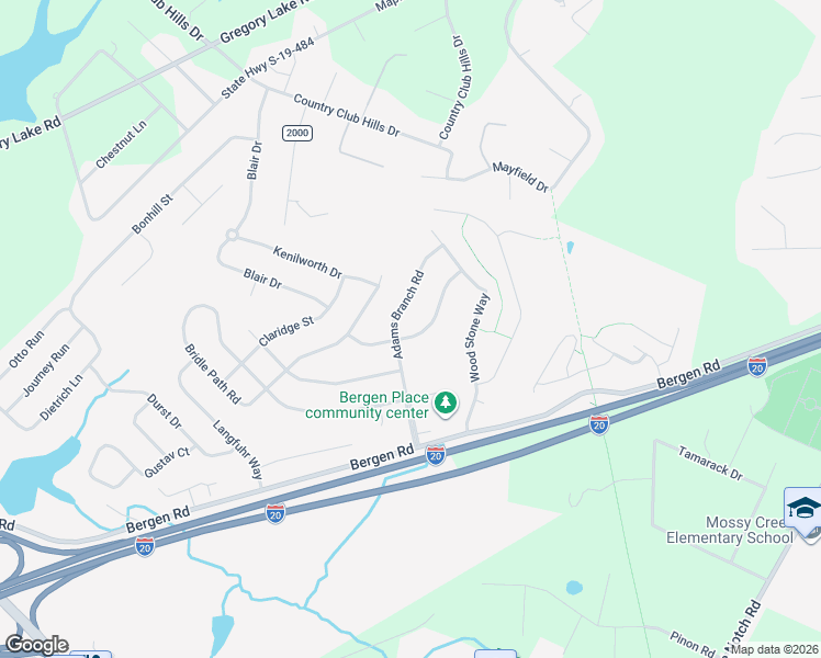 map of restaurants, bars, coffee shops, grocery stores, and more near 150 Adamsville Spring Road in North Augusta