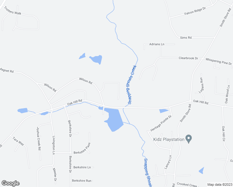 map of restaurants, bars, coffee shops, grocery stores, and more near 150 Fields Creek Way in Covington
