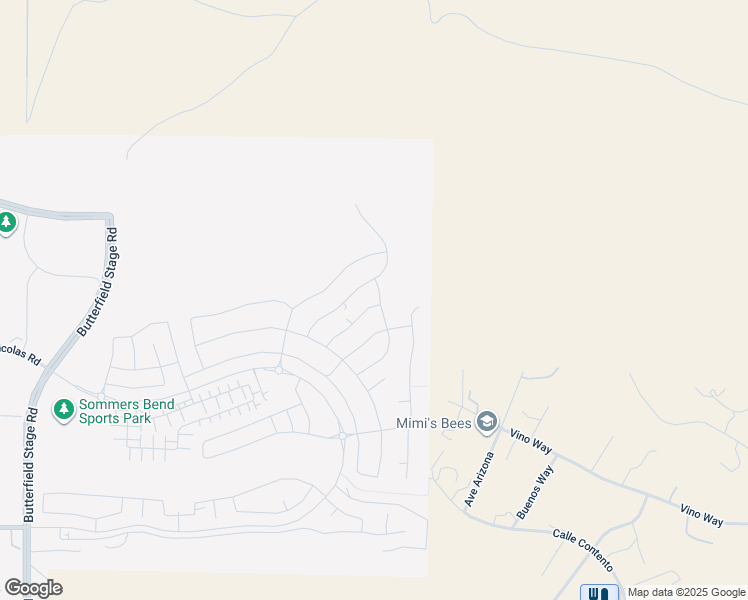 map of restaurants, bars, coffee shops, grocery stores, and more near 39496 Chamise Street in Temecula
