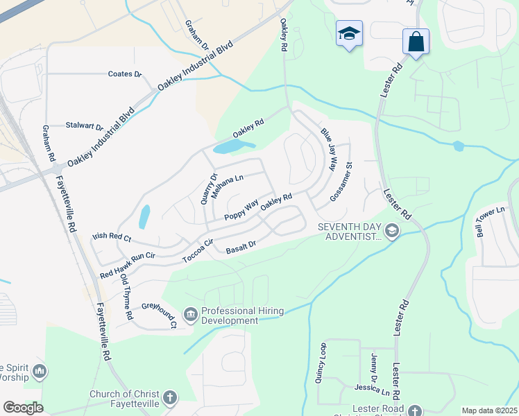map of restaurants, bars, coffee shops, grocery stores, and more near 7354 Poppy Way in Union City