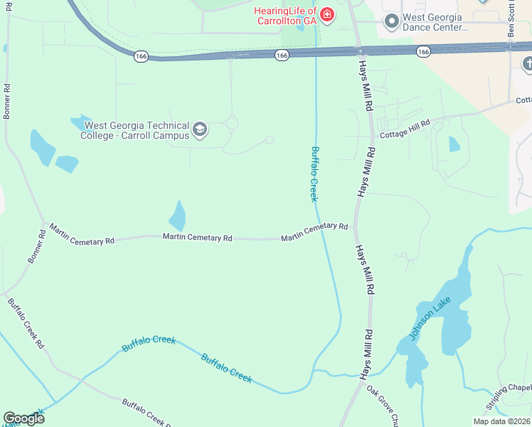 map of restaurants, bars, coffee shops, grocery stores, and more near 151 Martin Cemetary Road in Carrollton