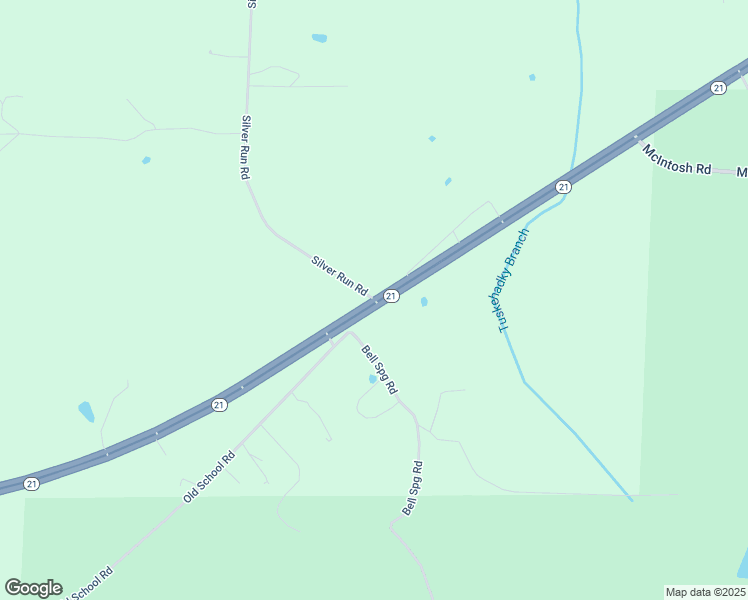 map of restaurants, bars, coffee shops, grocery stores, and more near 2 Silver Run Road in Munford