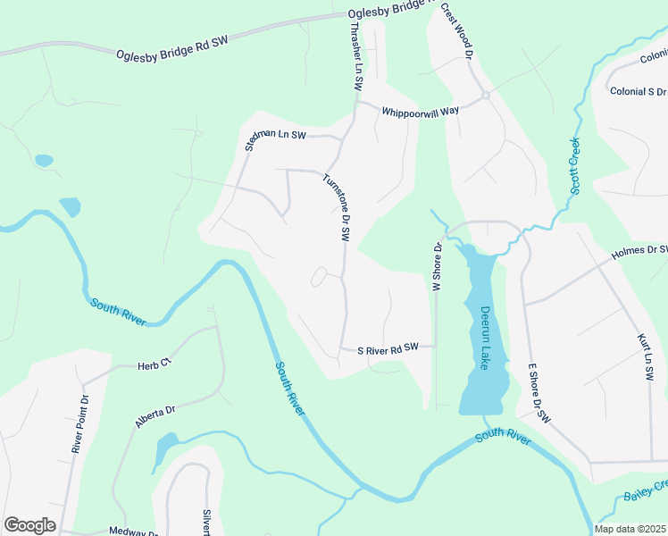 map of restaurants, bars, coffee shops, grocery stores, and more near 5401 Confederate Camp Circle Southwest in Conyers