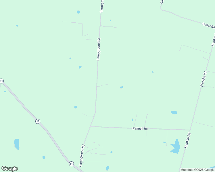 map of restaurants, bars, coffee shops, grocery stores, and more near 738 Campground Road in Sherman