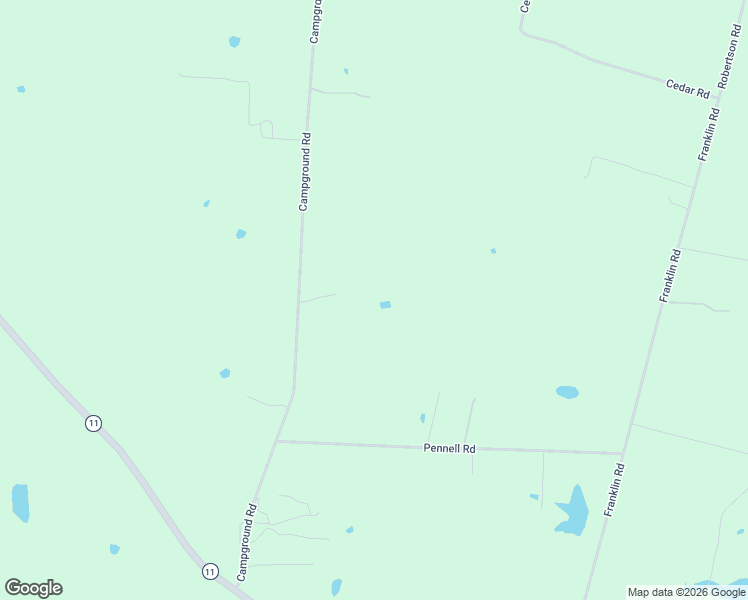 map of restaurants, bars, coffee shops, grocery stores, and more near 738 Campground Road in Sherman